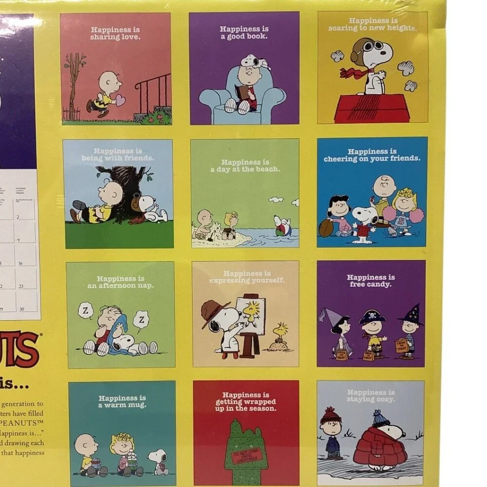 Peanuts 2021 16-Month Calendar & 120 Stickers Featuring‎ Snoopy & Charlie Brown